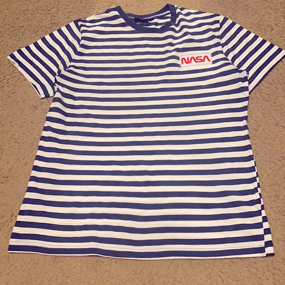 Chemistry Striped Crew Neck T-Shirt